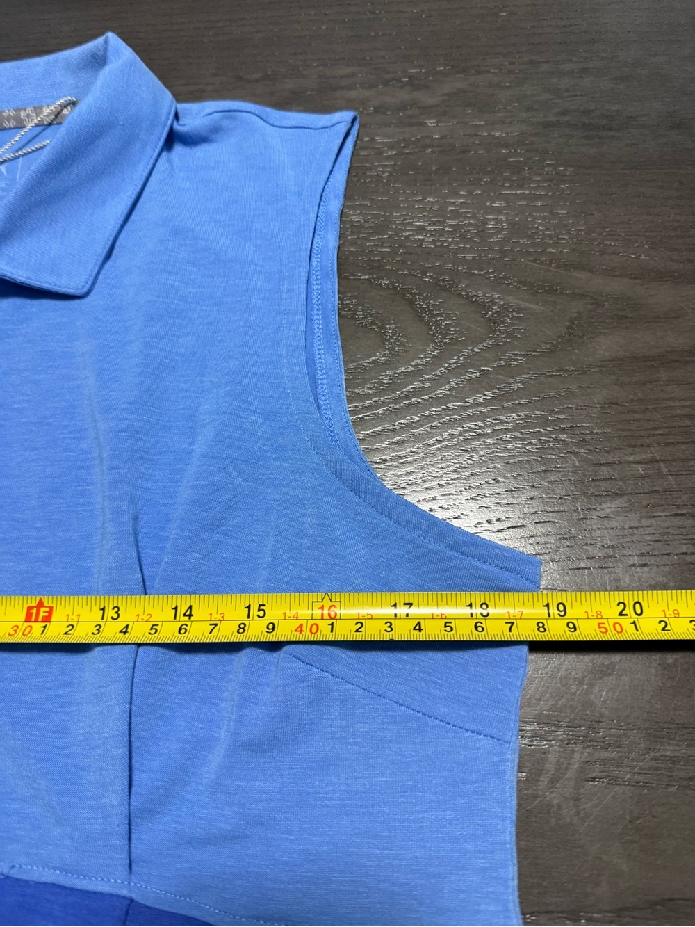 Puma Two-Tone Blue Sleeveless Polo Mini Dress - Picture 5 of 8